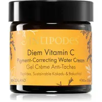Antipodes Diem Vitamin C Pigment-Correcting Water Cream rozjasňujúci hydratačný krém proti pigmentovým škvrnám s bakuchiolom 60 ml
