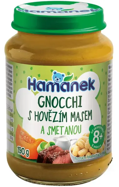 HAMÁNEK Gnocchi s hovädzím mäsom v smotanovej omáčke 190 g
