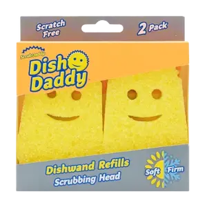SCRUB DADDY Dish Daddy Náhradné hubky Yellow 2 ks