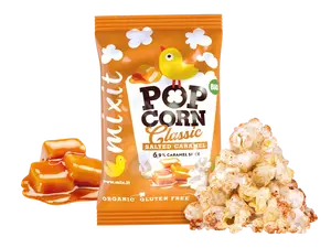 MIXIT BIO popcorn - Slaný karamel do vrecka 13 g
