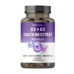 MOVIT ENERGY Vitamín D3 1000 IU + K2 75 mcg + Calcium Citrát 90 kapsúl