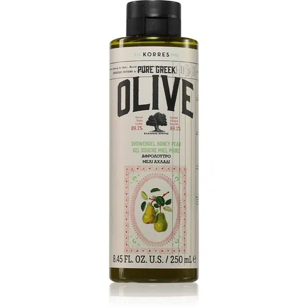 Korres Pure Greek Olive & Honey Pear osviežujúci sprchový gél 250 ml
