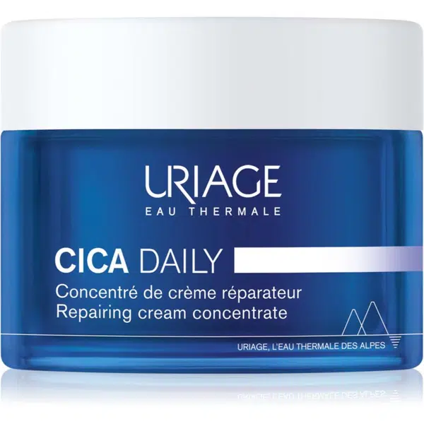 Uriage Cica Daily Repairing Cream Concentrate hydratačný gélový krém pre oslabenú pleť 50 ml