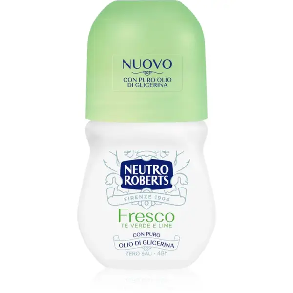 Neutro Roberts Tè Verde e Lime dezodorant roll-on so 48hodinovým účinkom 50 ml