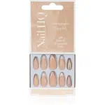 Nail HQ Almond umelé nechty Sparkling Wine Sippin' 24 ks
