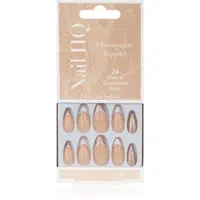 Nail HQ Almond umelé nechty Sparkling Wine Sippin' 24 ks