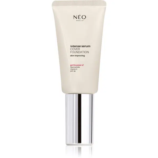 NEO MAKE UP Intense Serum Cover Foundation make-up pre prirodzený vzhľad SPF 30 odtieň 00 Alabaster 30 ml