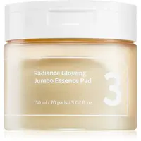 Numbuzin No. 3 Radiance Glowing Jumbo Essence Pad tonizačné vankúšiky pre rozjasnenie a hydratáciu 70 ks