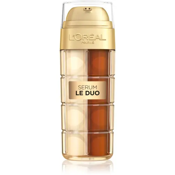 L’Oréal Paris Age Perfect Le Duo Serum dvojfázové omladzujúce sérum pre rozjasnenie a vyhladenie pleti 30 ml