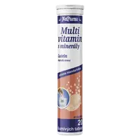 MEDPHARMA Multivitamín s minerály + Luteín 20 šumivých tabliet
