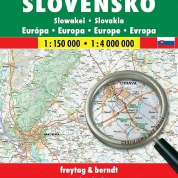 Slovensko autoatlas 1:150 0000 A4, spirála