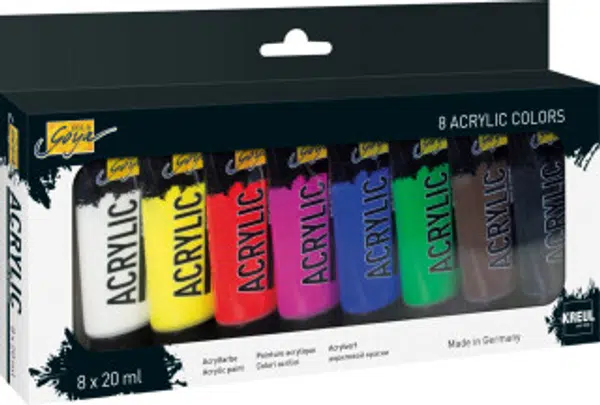 Sada akrylových barev Kreul Solo Goya 8x20ml