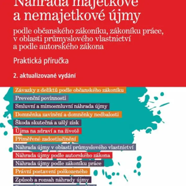 Náhrada majetkové a nemajetkové újmy podle občanského zákoníku, zákoníku práce, v oblasti průmyslového vlastnictví a podle autorského zákona - Praktic