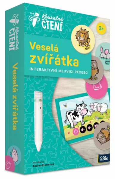 Pexeso Veselá zvířátka - Kouzelné čtení Albi