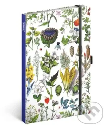 Notes Kateřiny Winterové - Bylinky (linkovaný, elastické zavíraní)