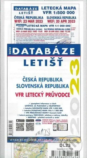 Databáze letišť 2023 (Česká a Slovenská republika / VFR letecký průvodce) - kniha z kategorie Automobily a doprava