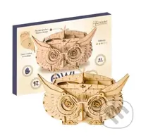 Sova - stojan na pera (Dřevěné 3D puzzle) - puzzle z kategorie 3D puzzle