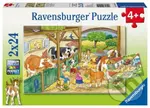 Den na farmě - puzzle z kategorie 15 - 60 dílků