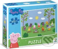 Prasátko Peppa Zábava na sluníčku (60 dílků) - puzzle z kategorie 15 - 60 dílků