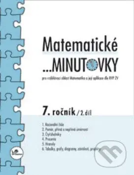 Matematické minutovky - 7. ročník (2. díl) - kniha z kategorie 2. stupeň