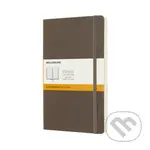Moleskine - zápisník hnedý (stredný, linajkovaný)
