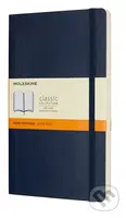 Moleskine - tmavomodrý zápisník (stredný, linajkovaný)