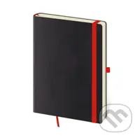 Zápisník Flexies Black tečkovaný L