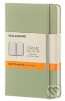 Moleskine - zelený zápisník (malý, linajkovaný)