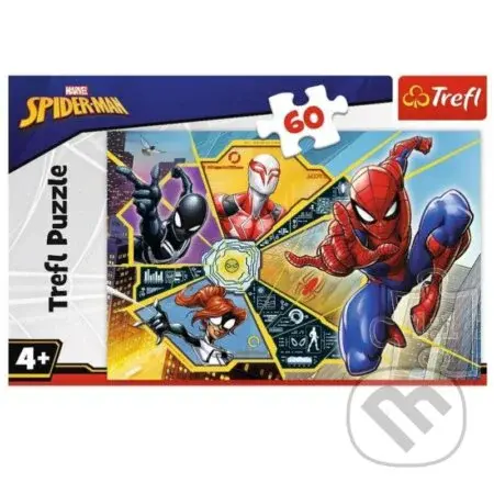 Spiderman - Na síti - puzzle z kategorie 15 - 60 dílků