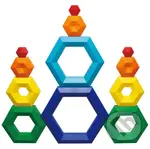 Stavebnica HEXACUS (12 dielikov) - hra z kategorie Vzdělávací hry