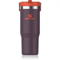 Stanley IceFlow™ Flip Straw Tumbler nerezová láhev na vodu Plum 890 ml