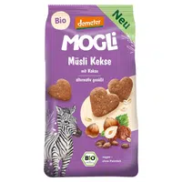 MOGLI Kakaové müsli sušenky s certifikací Demeter 3r+ BIO 125 g