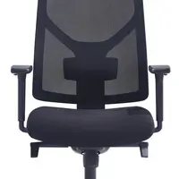 MERCURY Ergonomická kancelářská židle ARES černá, vysoké postavy, sezení 8 hodin denně