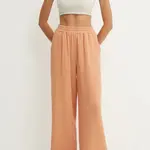 Kalhoty JOYINME Rest 2.0 dámské, oranžová barva, široké, high waist, Rest 2.0