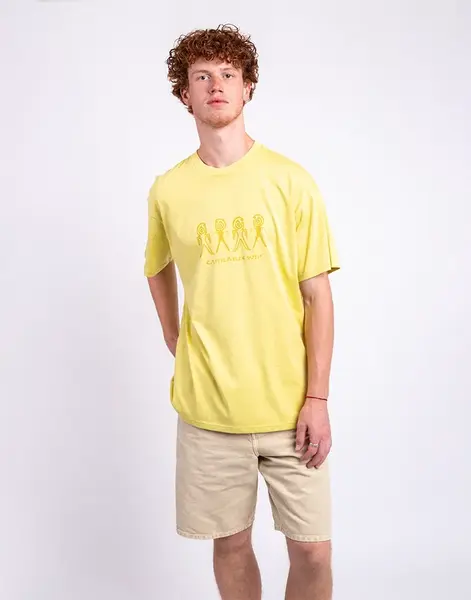 Tričko Carhartt WIP S/S Terrestrial T-Shirt Fandoghi/Suncrest pigment garment dyed