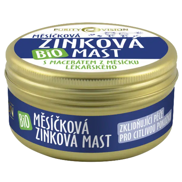 PURITY VISION Organická měsíčková zinková mast 150 ml