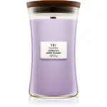 Woodwick Lavender Spa vonná svíčka s dřevěným knotem 609.5 g