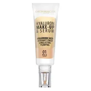 Dermacol Hyaluron Make-up & Serum make-up s kyselinou hyaluronovou 01 Pale 25 g