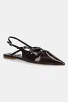 Baleríny Steve Madden Cianna hnědá barva, s odkrytou patou, 11003709