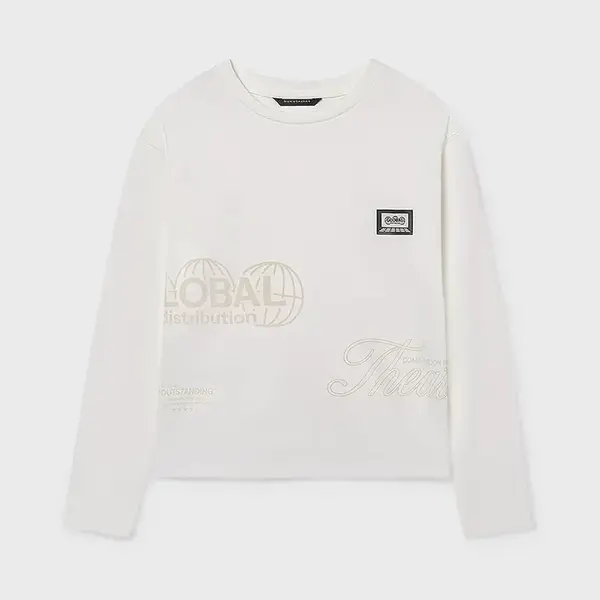 Bavlněné tričko s dlouhým rukávem Mayoral