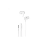 Slúchadlá do uši MAXLIFE MXEP-02 biele s mikrof.