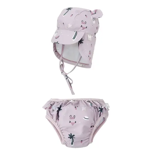 Detské plavky s klobúčikom BIMBIDREAMS Hawai - (veľ.3-9mes.)