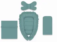 4-dielna sada obojstranné hniezdočko 55 x 75 cm, ROYAL - tm. mätová