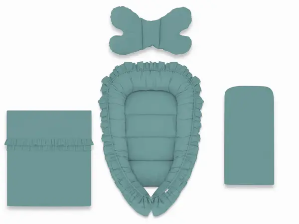 4-dielna sada obojstranné hniezdočko 55 x 75 cm, ROYAL - tm. mätová