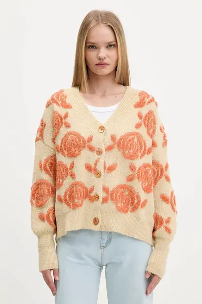 Kardigán s prímesou vlny Desigual CARTER