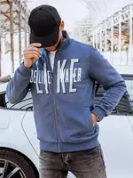 Pánská mikina modrá Dstreet