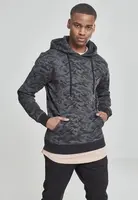 Sweat Camo Bomber Hoody tmavé maskování