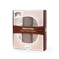 XKKO BMB Bambusová plienka Safari Atmosphere, MIX 3ks, 70x70 BMB070051