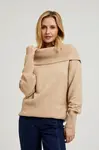 Marisse Women's Sweater Z-Sw-4554 L.Beige Mel