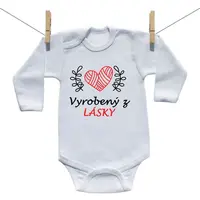 Boodyy Body s dlhým rukávom Vyrobený z lásky 74 (6-9 mesiacov)